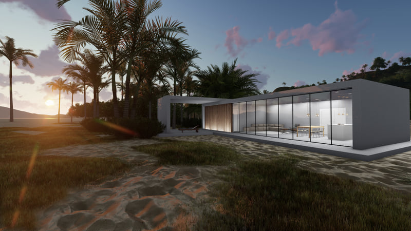 Beach render